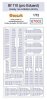 Omask 67002 Bf 110 masks for control surfaces (for Eduard) 1/72